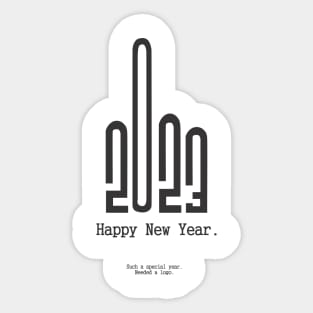 Happy New Year 2023 Sticker